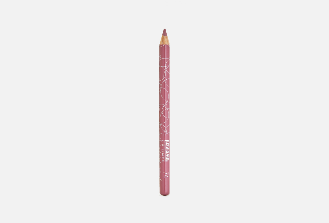 Стойкий карандаш для губ LUXVISAGE Классический 74, Пыльный лиловый
