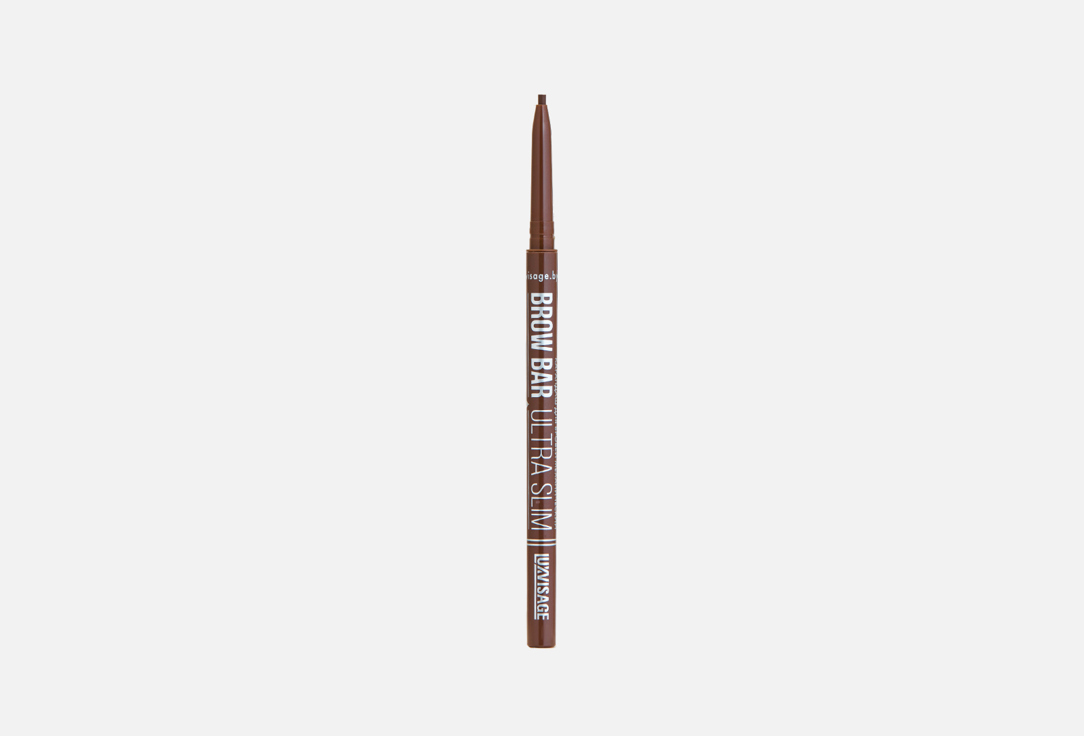 Ультратонкий механический карандаш для бровей LUXVISAGE Brow Bar Ultra Slim 305, Medium brown