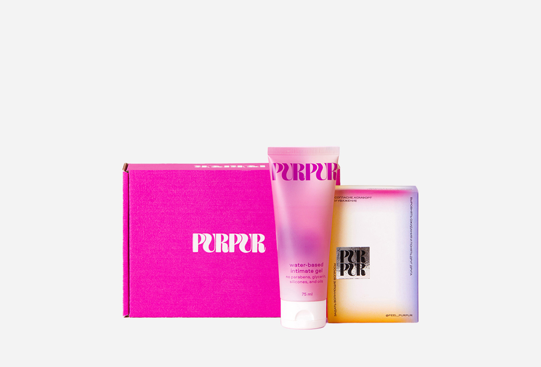 Изображение товара Подарочный набор PurPur Talk & Rock с игрой и гелем увлажняющим 75 мл