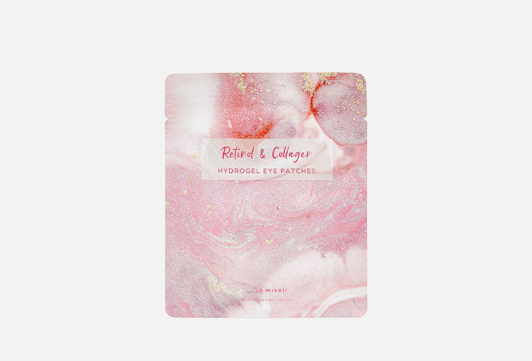 Изображение товара Гидрогелевые патчи с ретинолом и коллагеном MISOLI Retinol & Collagen Hydrogel Eye Patches 2 sheets