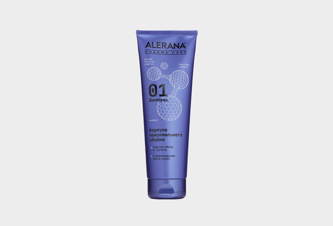 Шампунь для роста волос ALERANA PHARMA CARE Shampoo – maximum volume formula 260 мл цена и фото