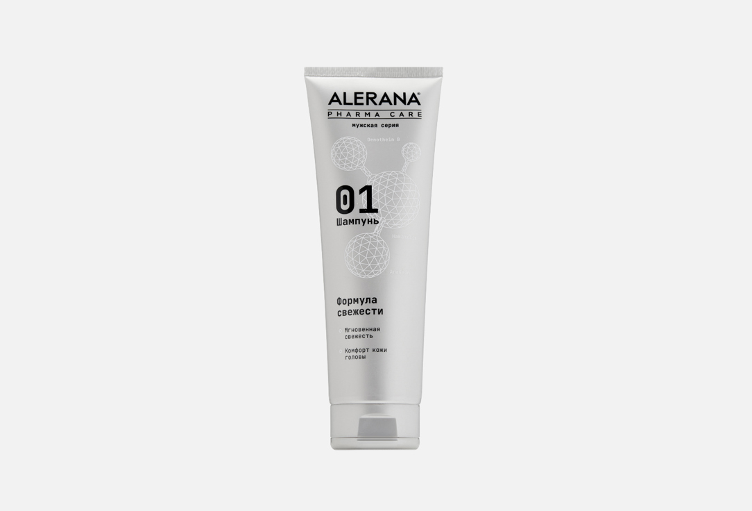 Освежающий шампунь для очищения волос Alerana PHARMA CARE  formula for men 