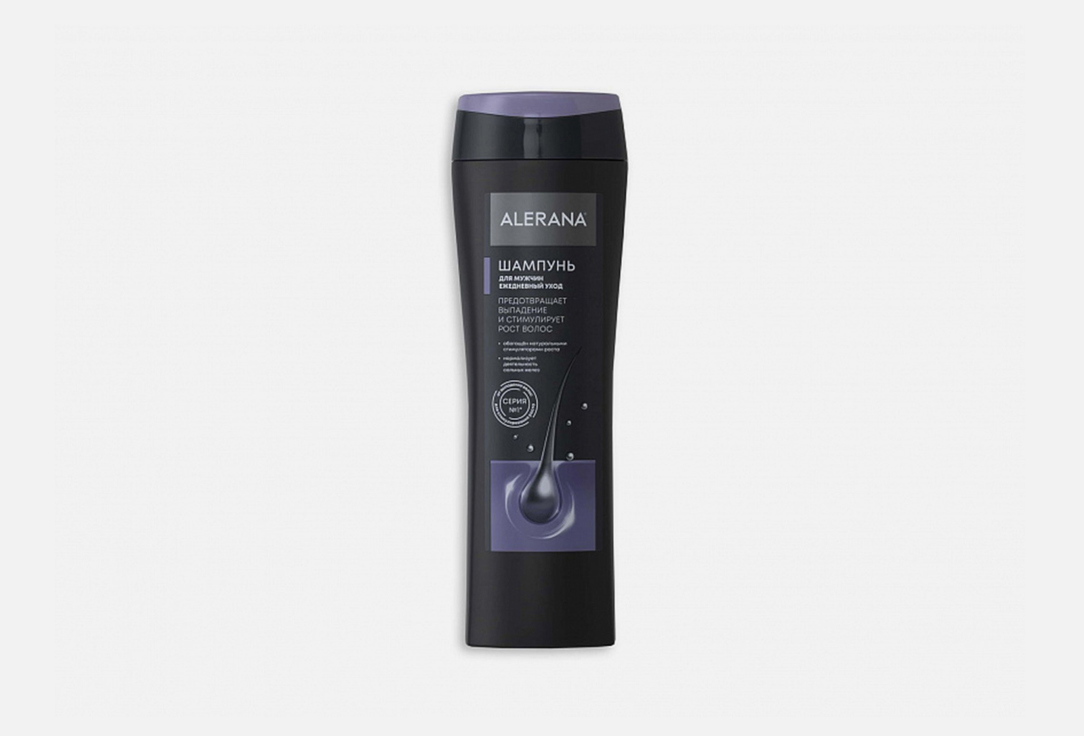 Изображение товара Шампунь ALERANA for men Daily care для мужчин 250 мл нормализация жирной кожи