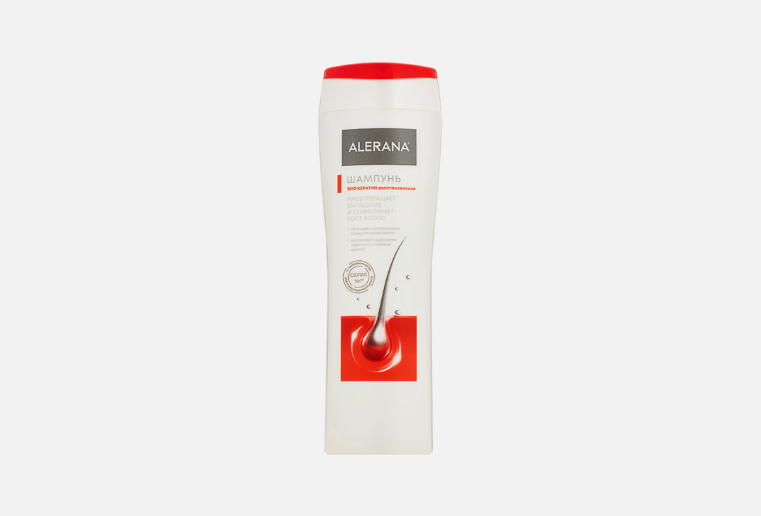 цена Шампунь для волос ALERANA Shampoo BIO KERATIN restoration 250 мл