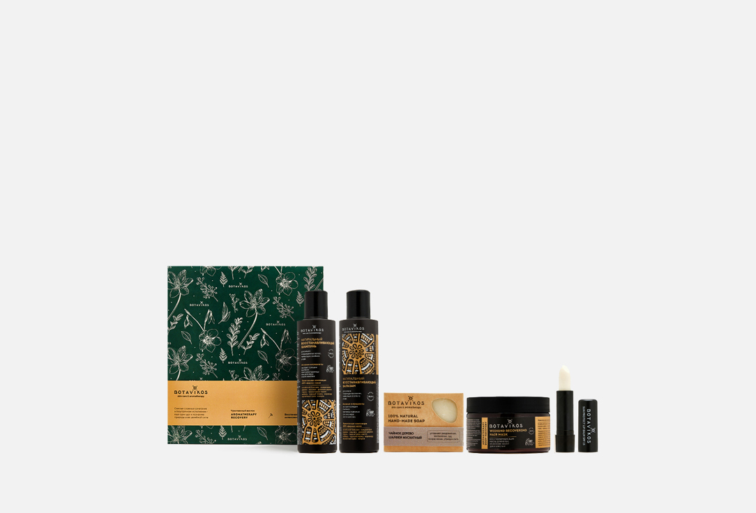 Изображение товара Подарочный набор Botavikos Aromatherapy Recovery для восстановления волос и ухода за губами