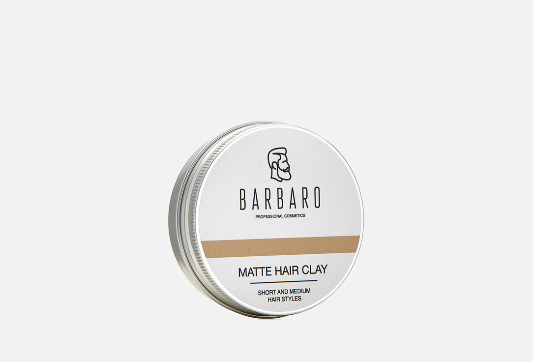 Изображение товара Матовая глина для укладки волос BARBARO Matte clay