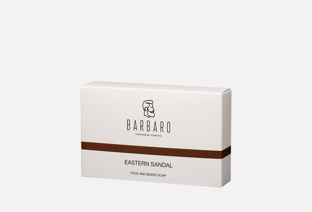 Мыло для лица и бороды BARBARO Eastern sandal 90 мл мыло для бороды barbaro hoppy beard 90 г