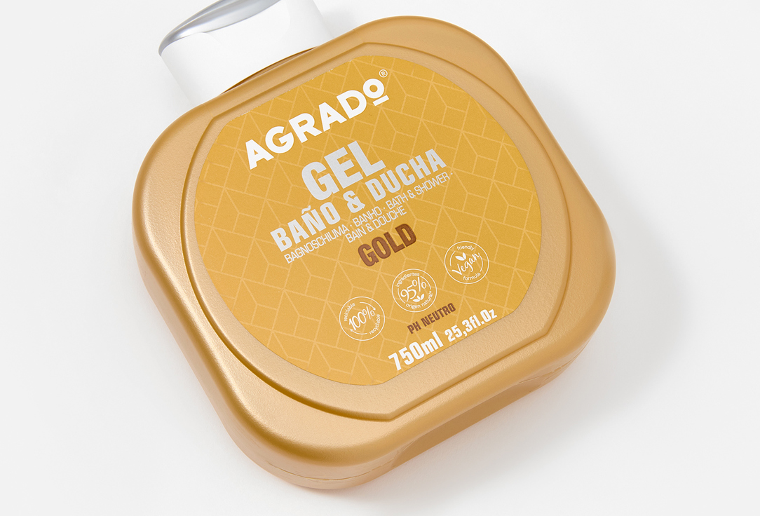 AGRADO  Гель для душа GOLD 