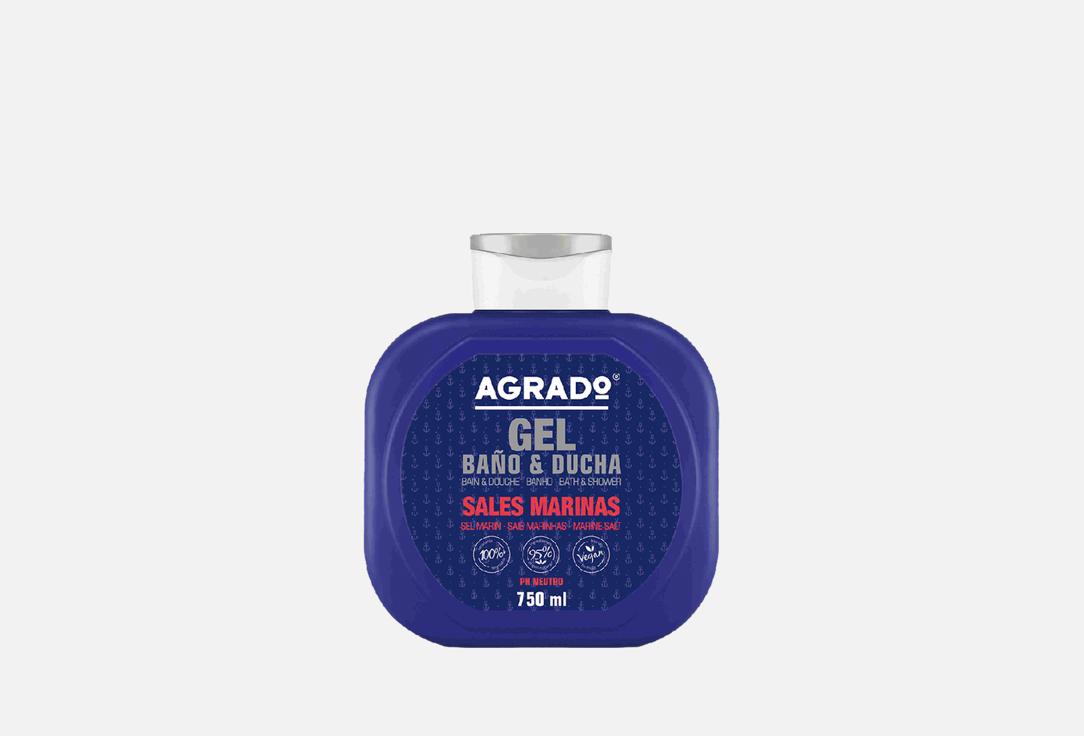 

Гель для душа AGRADO, MARINE SALTS 750 мл
