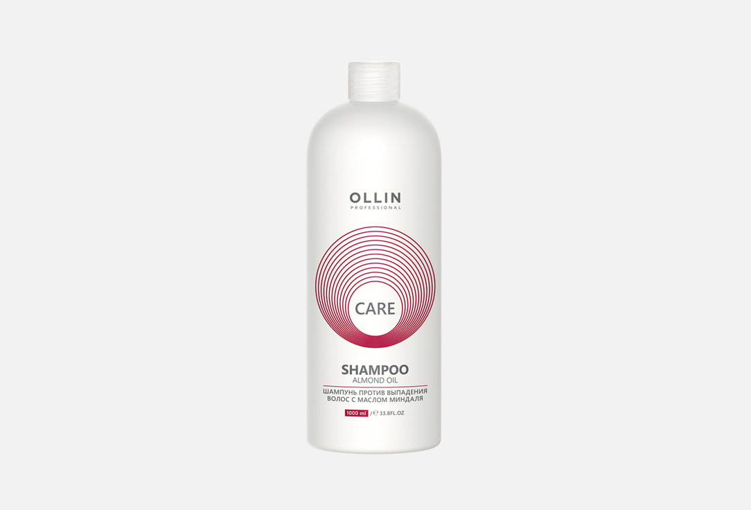 Шампунь против выпадения волос с маслом миндаля OLLIN PROFESSIONAL CARE 1000 мл sergio professional шампунь для окрашенных волос 1000мл