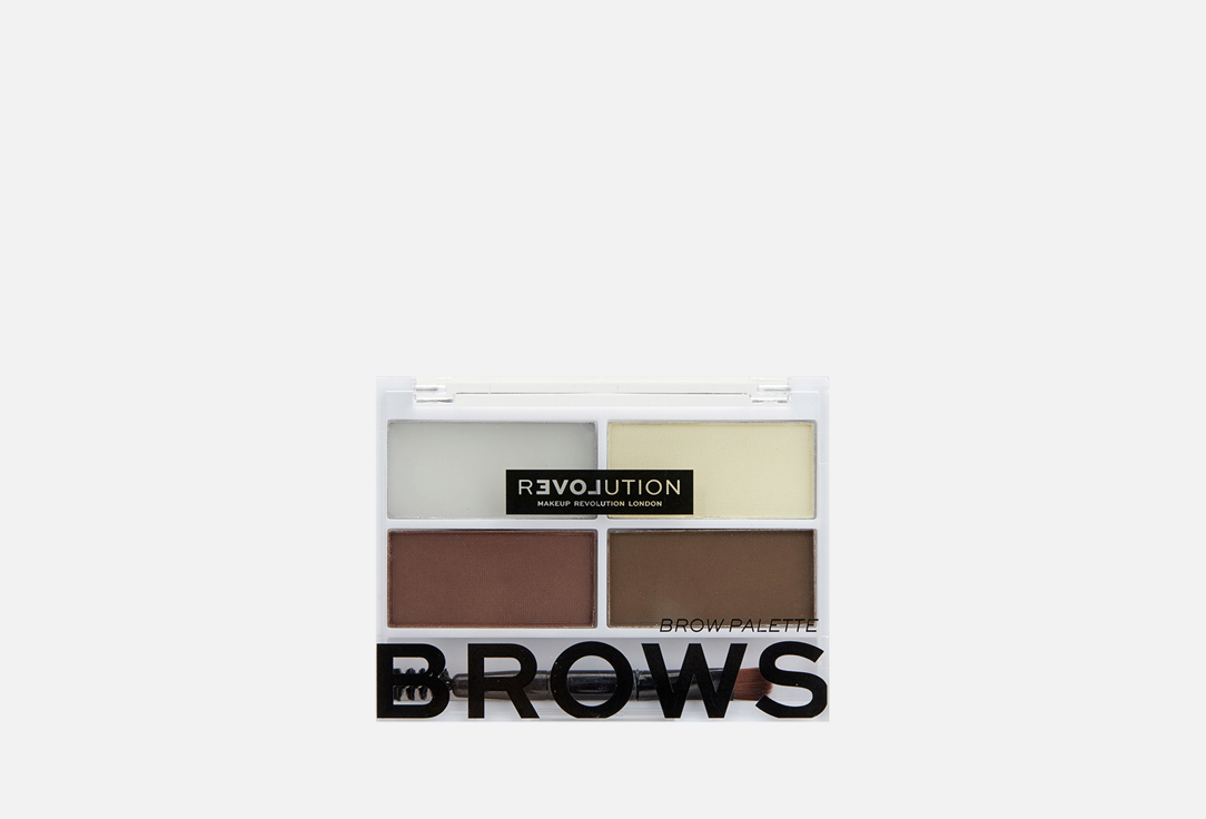 НАБОР ДЛЯ МОДЕЛИРОВАНИЯ БРОВЕЙ RELOVE REVOLUTION BROWS 3.2 г набор для моделирования бровей makeup revolution brow sculpt kit 2 2 г