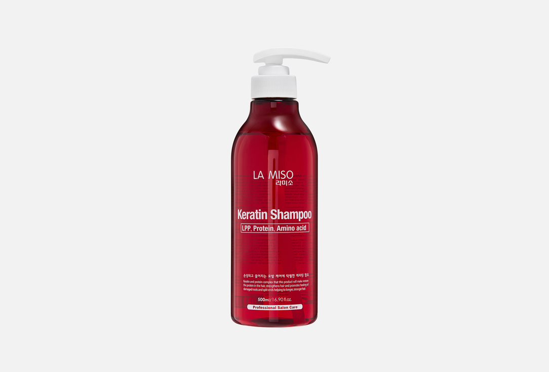 

Укрепляющий шампунь с кератином LA MISO, Keratin shampoo 500 мл