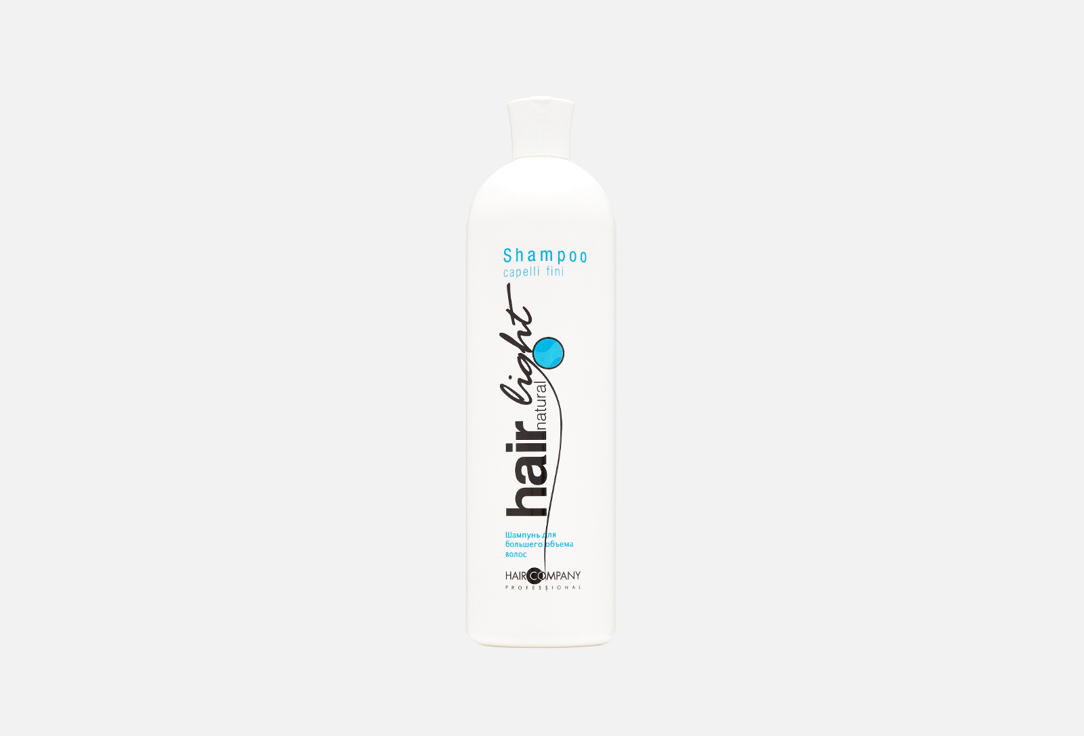 Шампунь для большего объема волос HAIR COMPANY PROFESSIONAL Shampoo Capelli Fini 1000 мл hair company hair natural light маска для большего объема волос 1043 г 1000 мл 6 шт бутылка