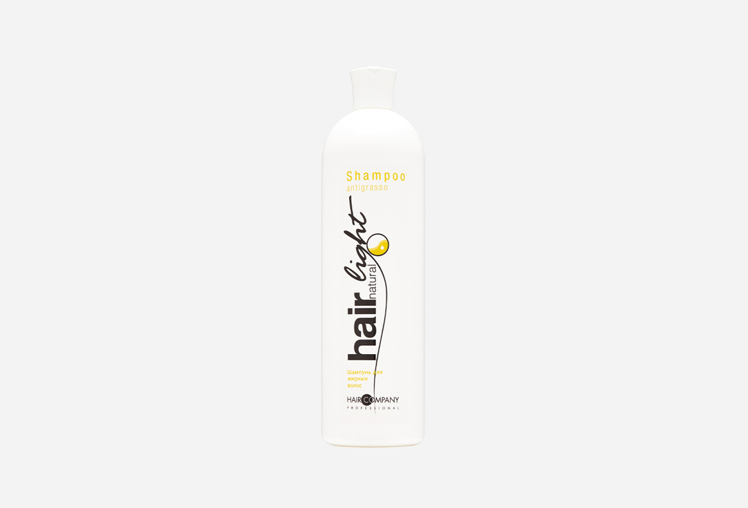 hair company hair light natural шампунь для большего объема волос 1000мл Шампунь для жирных волос HAIR COMPANY PROFESSIONAL Shampoo Antigrasso 1000 мл