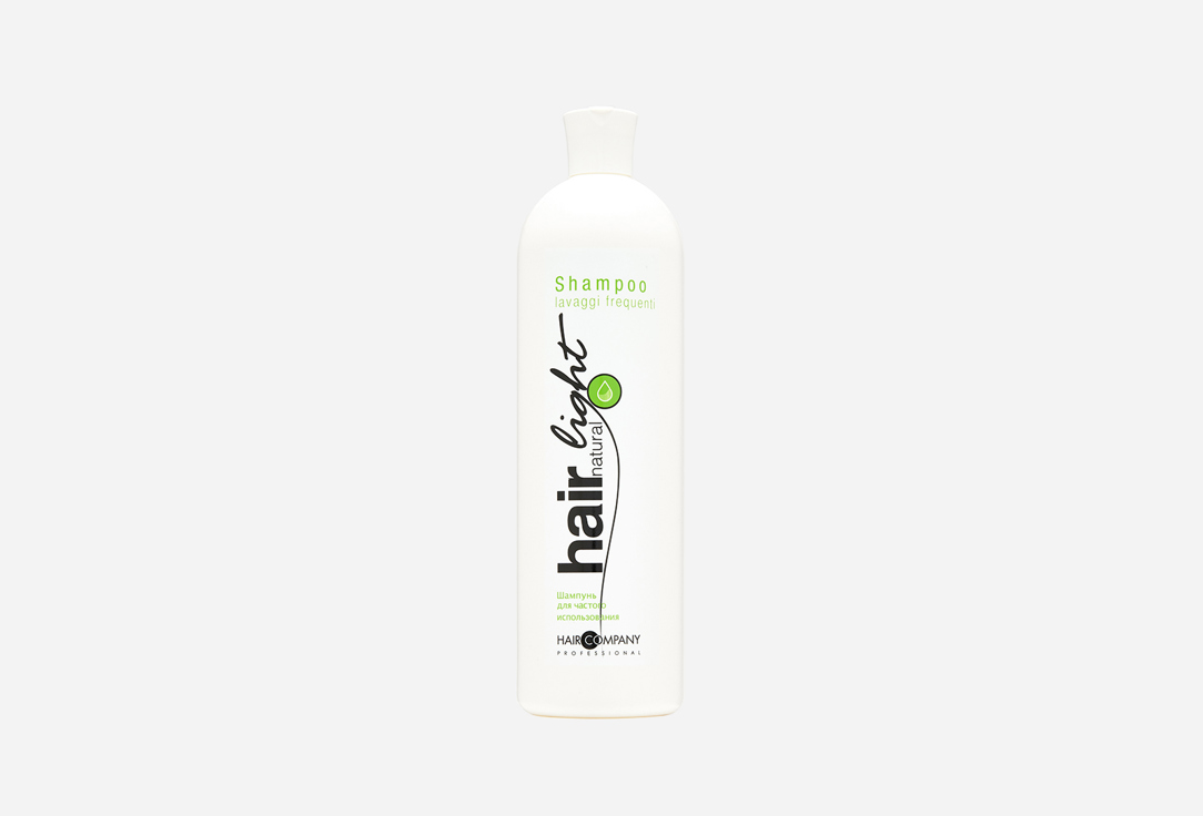 hair company hair light natural шампунь для большего объема волос 1000мл Шампунь для частого использования HAIR COMPANY PROFESSIONAL Shampoo Lavaggi Frequent 1000 мл