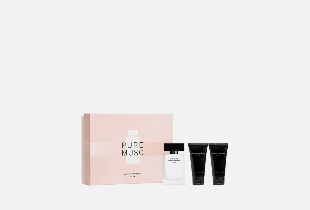 Набор NARCISO RODRIGUEZ FOR HER PURE MUSC set 1 шт invictus набор т вода 50мл гель д душа 100мл