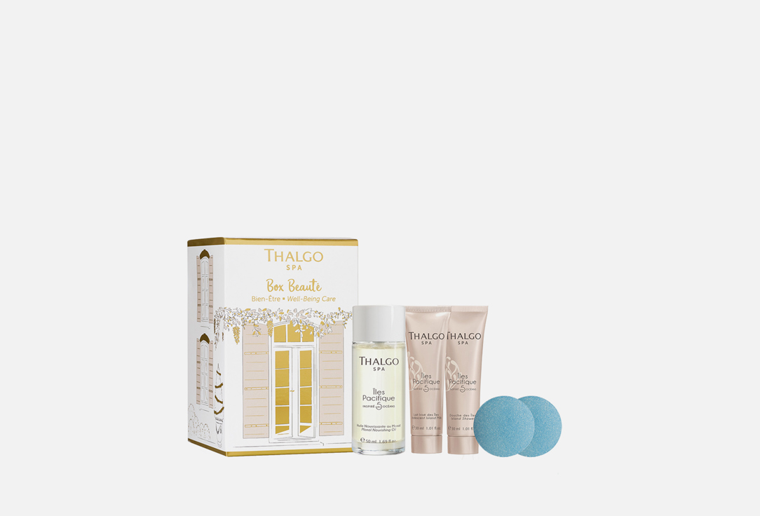 Подарочный набор THALGO Iles Pacifique Spa set 6 шт promotional products k beauty box v4 набор для красоты из 6 предметов