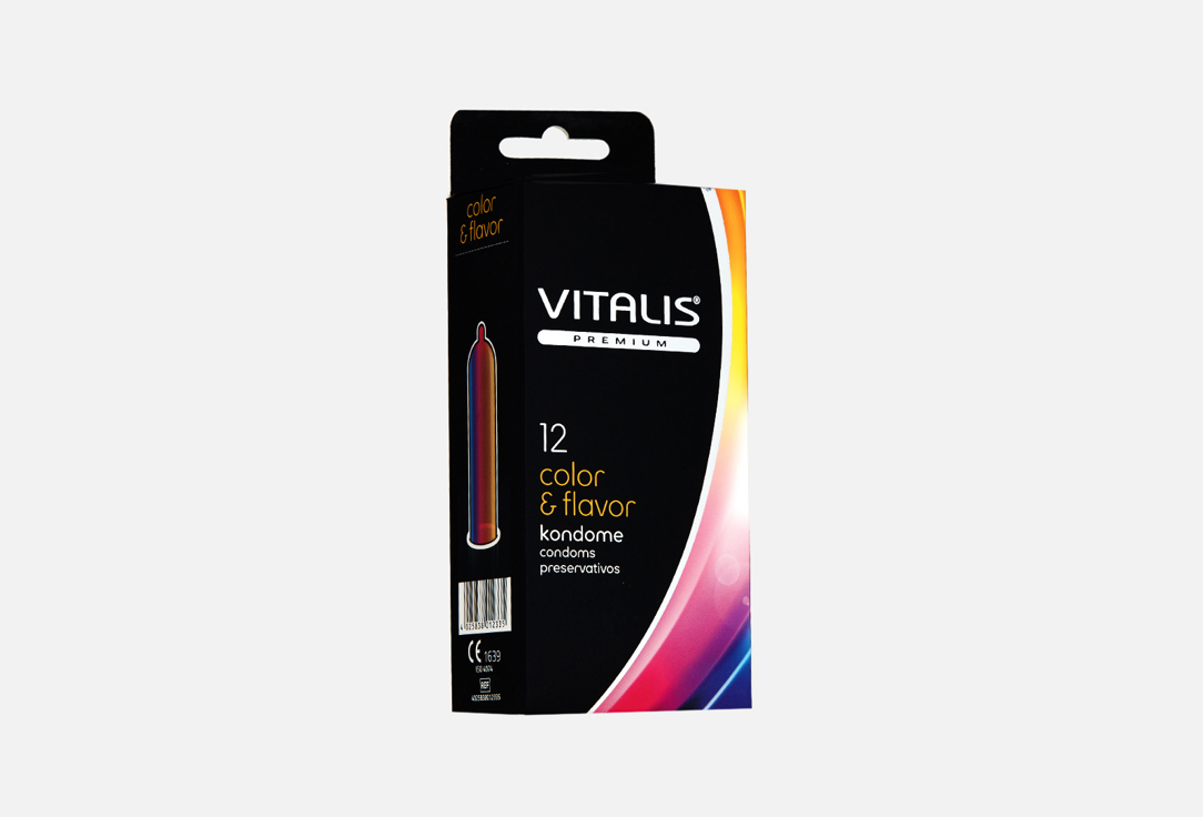 Презервативы цветные/ароматизированные VITALIS PREMIUM color & flavor 