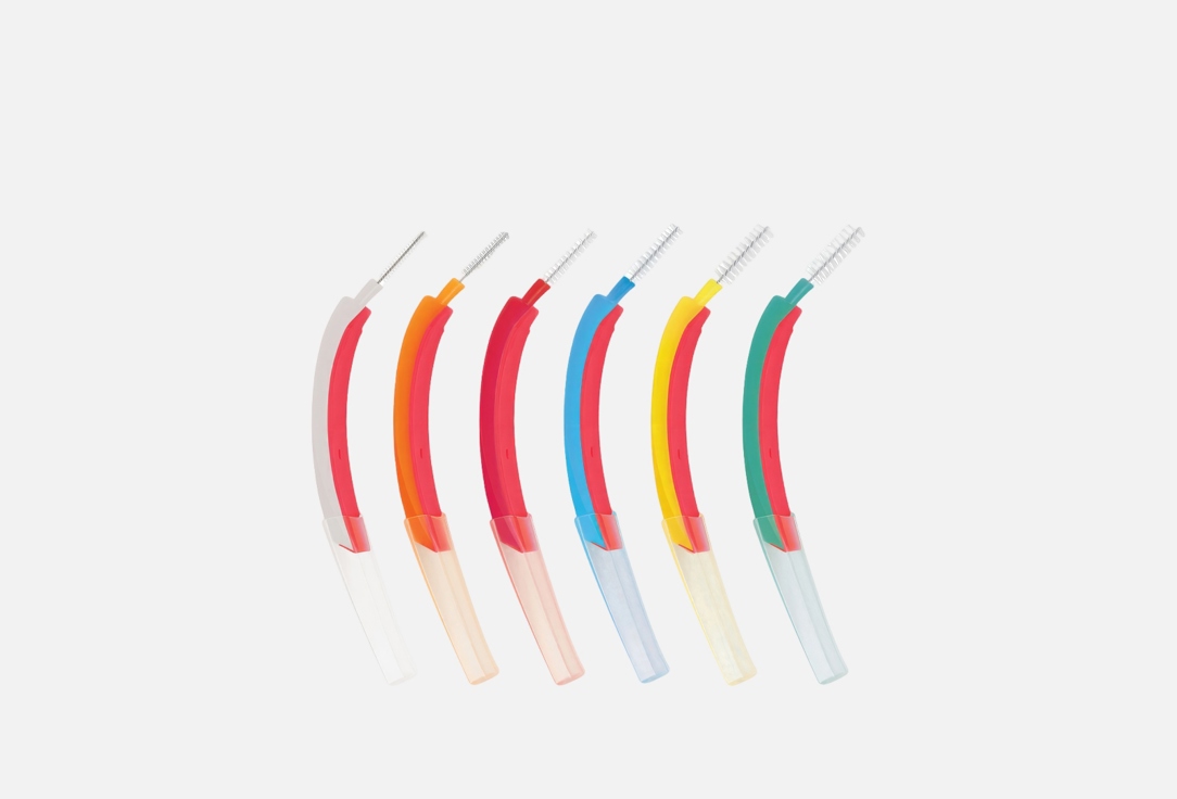 

набор межзубных ершиков EDEL+WHITE, PROFI-LINE MIX STARTER KIT 6 шт