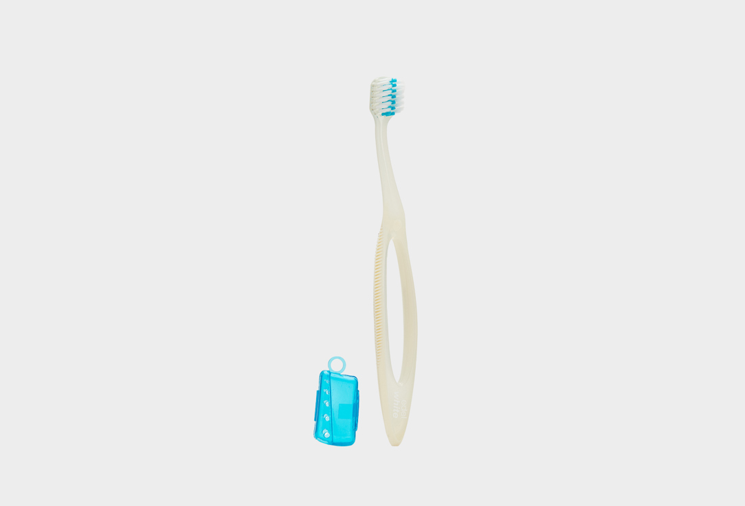 цена зубная щетка (в ассортименте) EDEL+WHITE EDEL+WHITE FLOSSERBRUSH pro ortho hard ultrasoft+ 1 шт