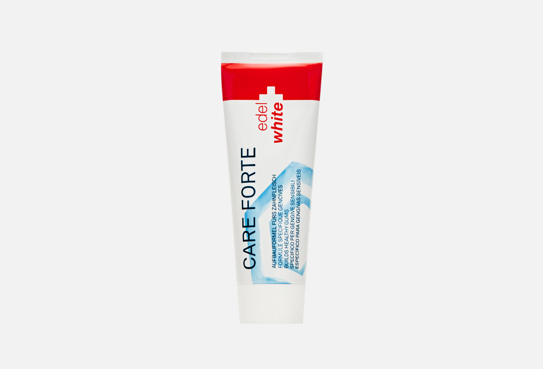 зубная паста EDEL+WHITE CARE FORTE Teeth+Gums toothpaste 75 мл зубная паста для чувствительных десен sensitive gums gentle mint 75мл