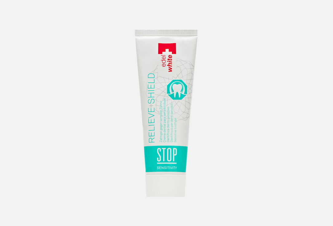 зубная паста-гель edel+white STOP Sensitive Relieve+Shield toothpaste 