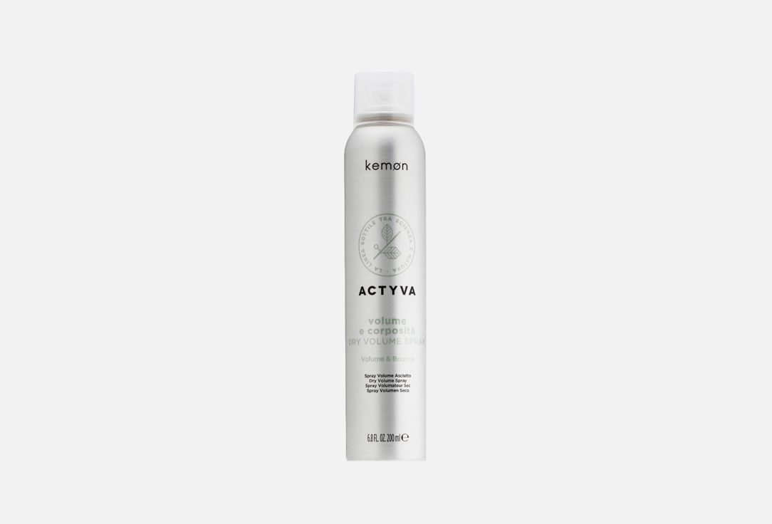 Аэрозоль, придающий волосам объем и текстуру Kemon Actyva Volume e Corposita Dry Volume Spray Velian 