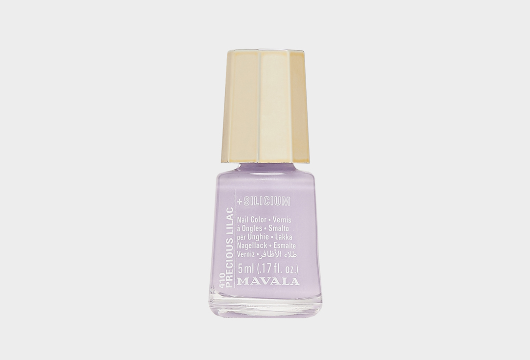 Лак для ногтей с кремнием MAVALA +Silicium 410, Precious Lilac