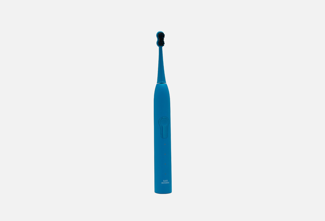 электрическая звуковая зубная щетка MEGASMILE Sonic Black Whitening II electric toothbrush blue 1 шт
