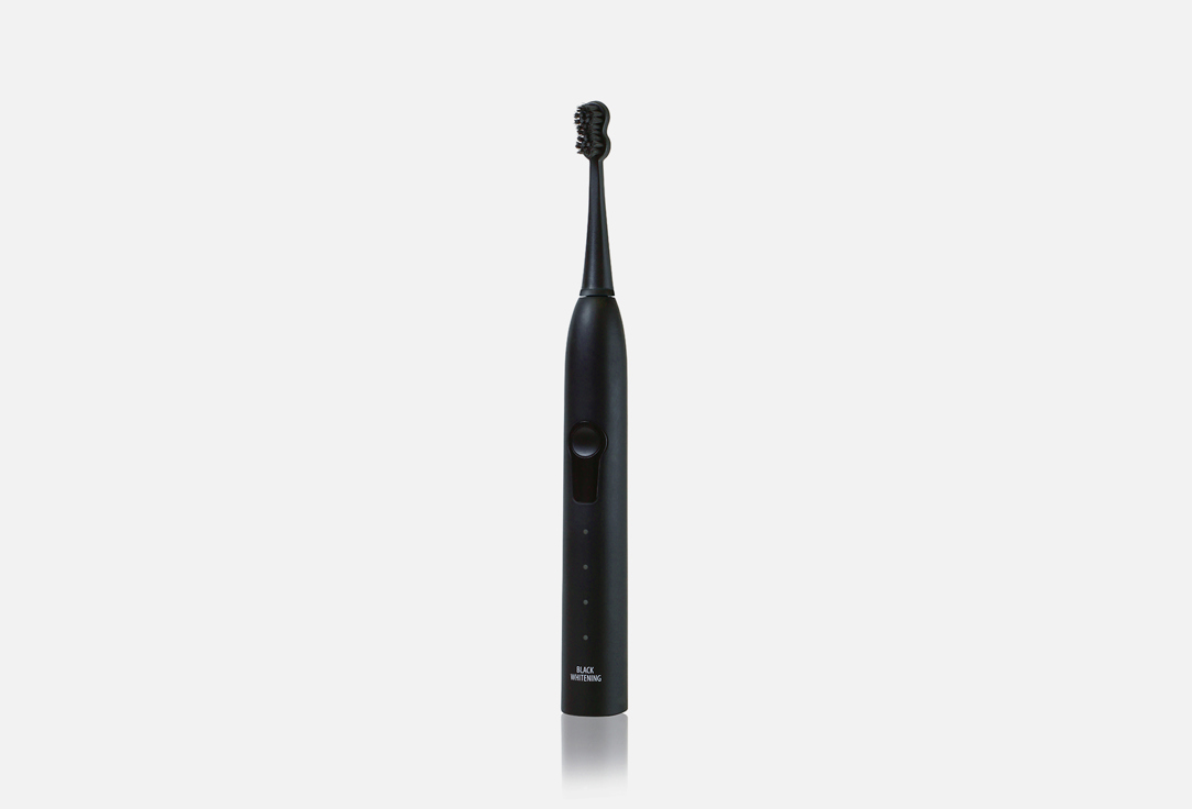 электрическая звуковая зубная щетка MEGASMILE Sonic Black Whitening II electric toothbrush black 1 шт