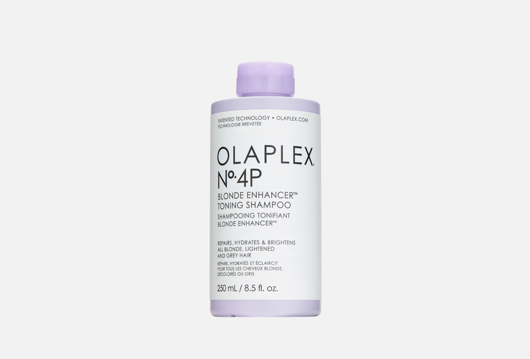 Шампунь тонирующий Система защиты для светлых волос OLAPLEX No.4P 250 мл шампунь для волос olaplex шампунь система защиты волос no 4 bond maintenance shampoo