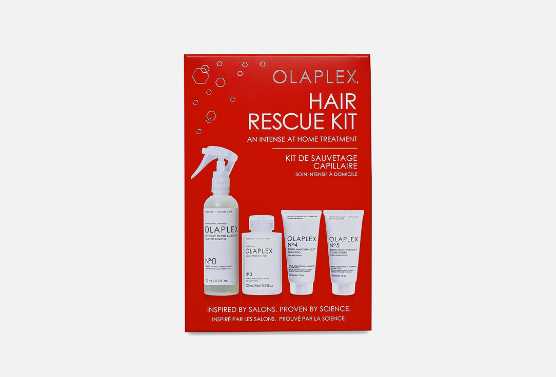 Подарочный набор "Интенсивное восстановление волос" Olaplex Hair Rescue Kit Pro Holiday Kit 2021 