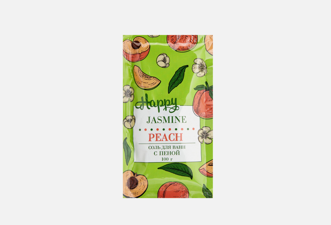 

Соль для ванн ЛАБОРАТОРИЯ КАТРИН, Happy, Peach and Jasmine 1 шт