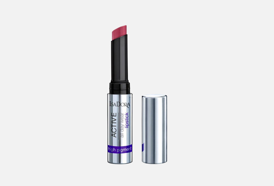 Помада стойкая матовая IsaDora Active All Day Wear Lipstick 12 Hot Rose