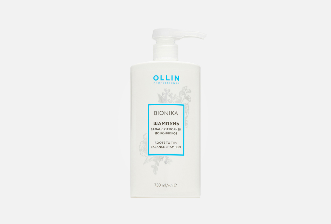 Изображение товара Шампунь "Баланс от корней до кончиков" Ollin Professional Bionika