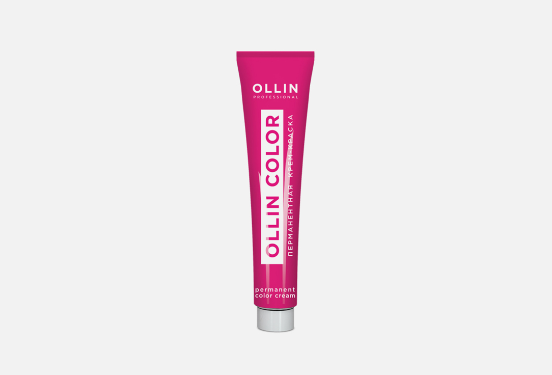 Перманентная крем-краска для волос Ollin Professional COLOR 6/4, темно-русый медный