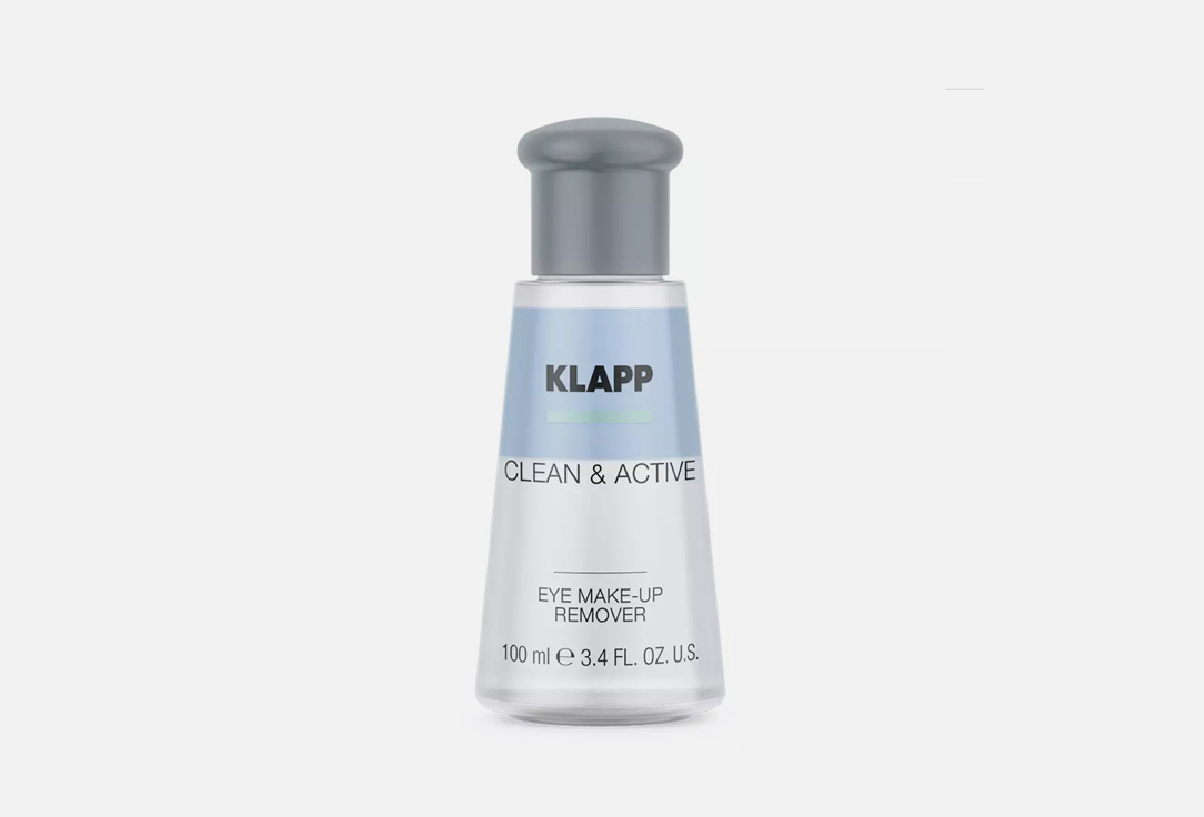 Средство для снятия макияжа с глаз KLAPP SKIN CARE SCIENCE CLEAN&ACTIVE 100 мл средство для снятия макияжа с глаз neutrogena deep clean 2 упаковки по 125 мл
