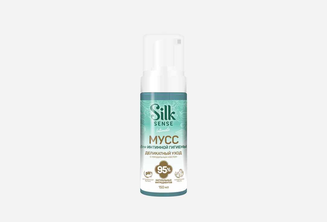 Мусс для интимной гигиены с Миндальным маслом OLA Silk Sense 150 мл icon skin мусс для интимной гигиены probiotic care 175 мл
