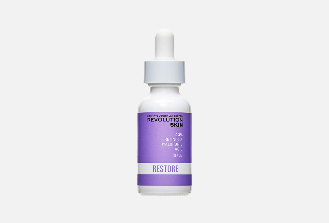 

СЫВОРОТКА REVOLUTION SKINCARE, Retinol Vitamins Hyaluronic 0.3% 30 мл