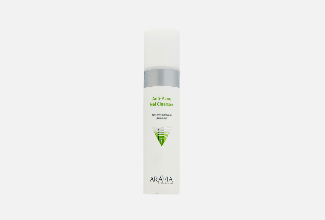 Гель очищающий для жирной и проблемной кожи лица ARAVIA PROFESSIONAL Anti-Acne Gel Cleanser 250 мл