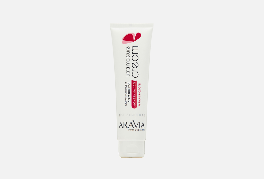 Крем для ног ультраувлажняющий с мочевиной (15%) и PHA-кислотами ARAVIA Professional Ultra Moisture Cream 