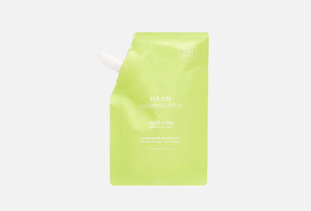 Изображение товара Зубная паста с пребиотиками Яблоко и мята в рефилле HAAN APPLE DAY