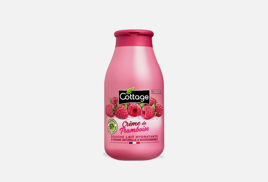 

Молочко для душа увлажняющее COTTAGE, RASPBERRY CREAM 250 мл