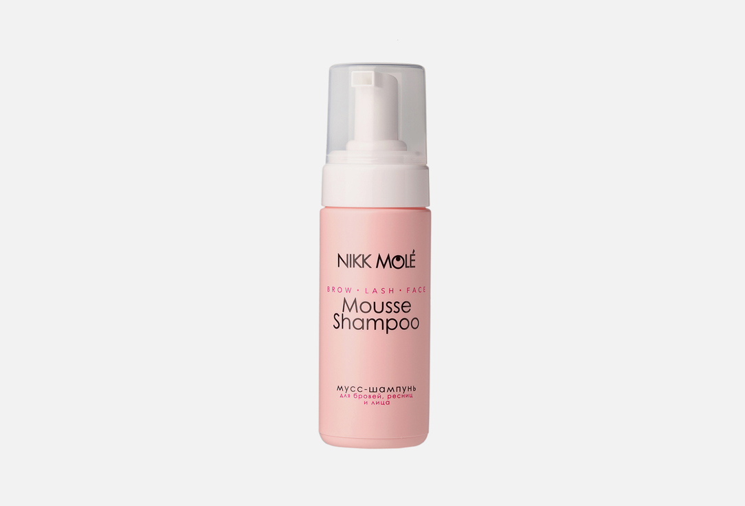 Изображение товара Мусс-Шампунь для бровей, ресниц и лица NIKK MOLE Mousse-Shampoo