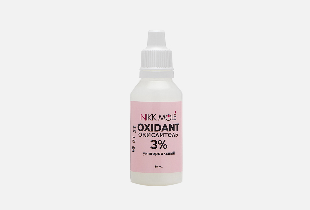 Окислитель 3% NIKK MOLE Oxidant 3% 30 мл очищающая цветочная вода nikk mole glossy gold 100 мл