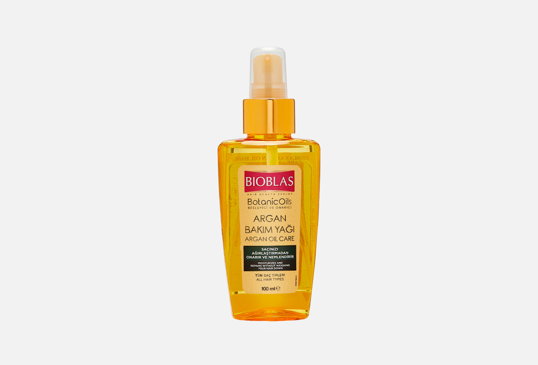 bioblas collagen Увлажняющее масло для волос BIOBLAS BOTANIC OILS ARGAN HAIR CARE OIL 100 мл