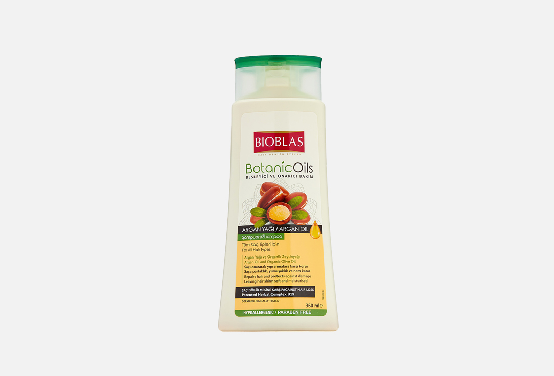 Шампунь для волос BIOBLAS BOTANIC OILS ARGAN OIL SHAMPOO 360 мл bioblas botanic oils coconut oil shampoo