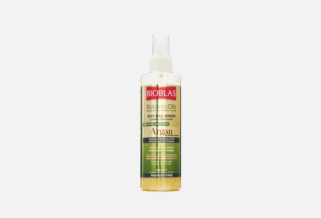 

Несмываемый кондиционер для волос BIOBLAS, BOTANIC OILS ARGAN OIL LIQUID HAIR CONDITIONER 200 мл