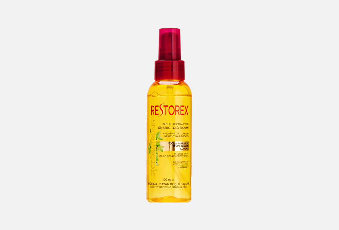 Восстанавливающее масло для волос RESTOREX HAIR CARE OIL 100 мл несмываемый уход restorex масло для волос восстанавливающее с экстрактом плюща и витамином е