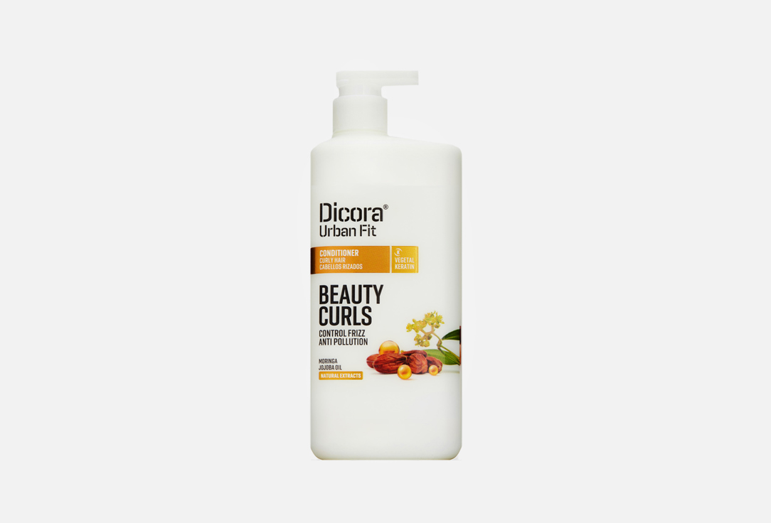 цена Кондиционер для кудрявых волос с дозатором DICORA Beauty Curls 800 мл